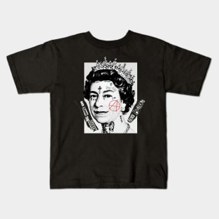Queen Elizabeth Tattoos Kids T-Shirt
